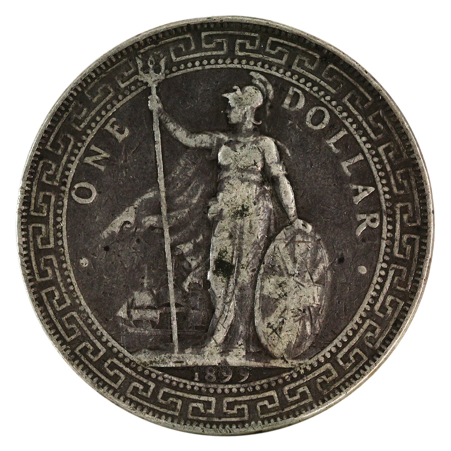 Great Britain 1899B Trade Dollar F-VF (F15) $