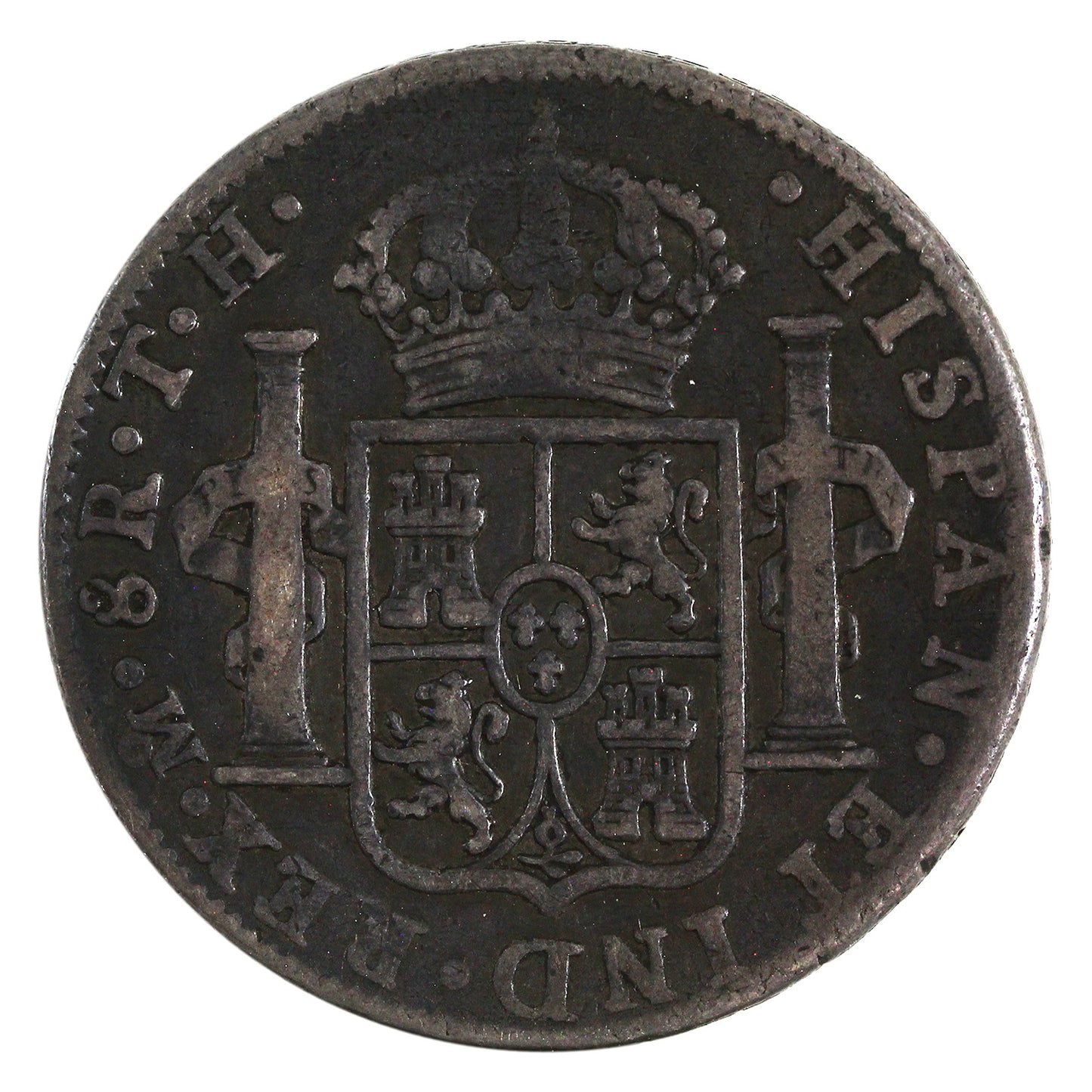 Mexico 1809MO TH 8 Reales Very Fine (VF20) $