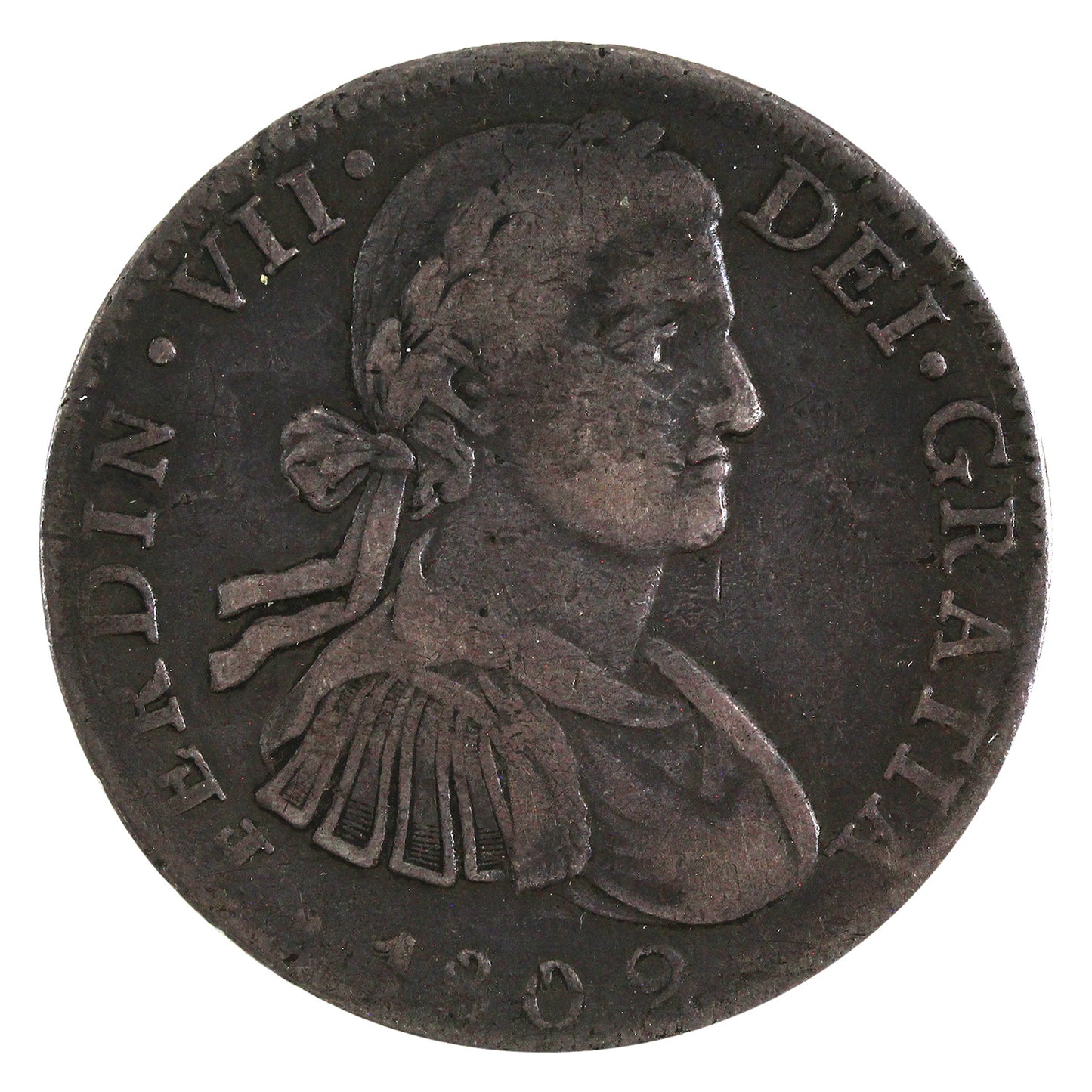 Mexico 1809MO TH 8 Reales Very Fine (VF20) $