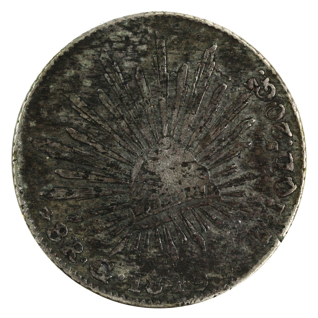 Mexico 1849GO PF 8 Reales VF-EF (VF30) $