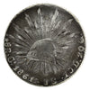 Mexico 1861CA JC 8 Reales VF-EF (VF30) $