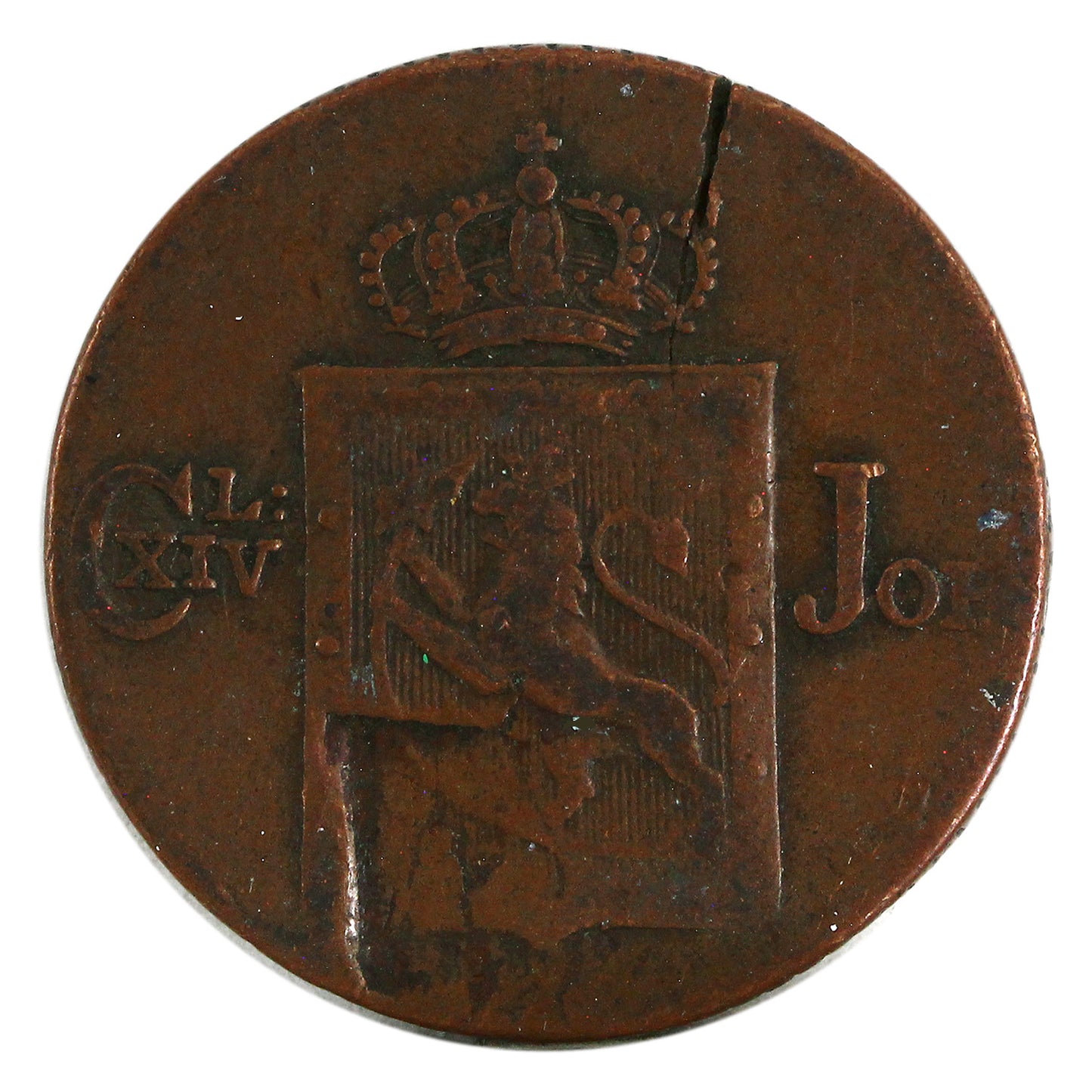 Norway 1833 Skilling Fine (F-12) $