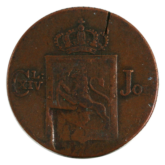 Norway 1833 Skilling Fine (F-12) $