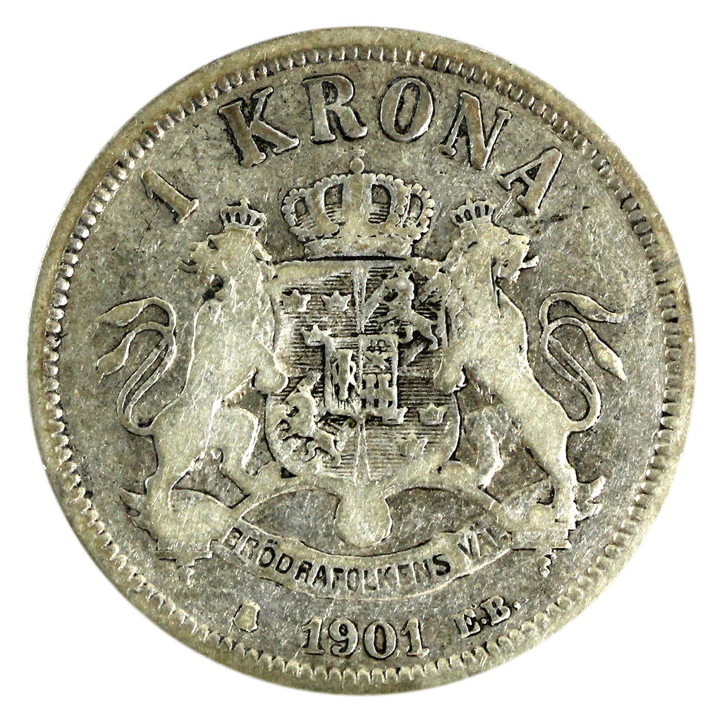 Norway 1901 Krone Extra Fine (EF-40) $
