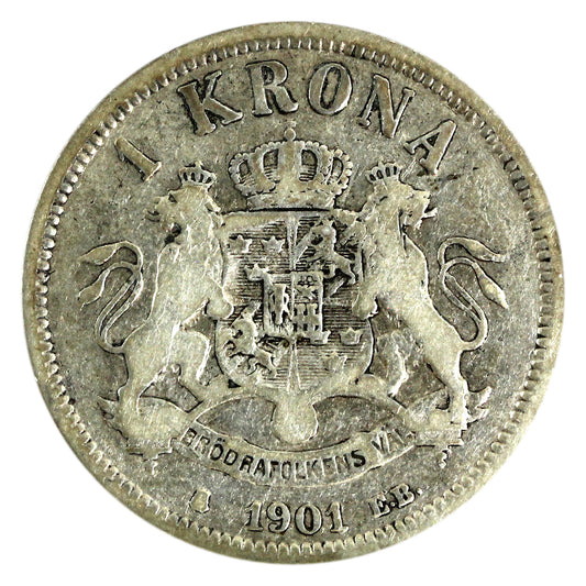 Norway 1901 Krone Extra Fine (EF-40) $