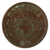 Switzerland 1870B 2 Rappen VF-EF (VF30) $