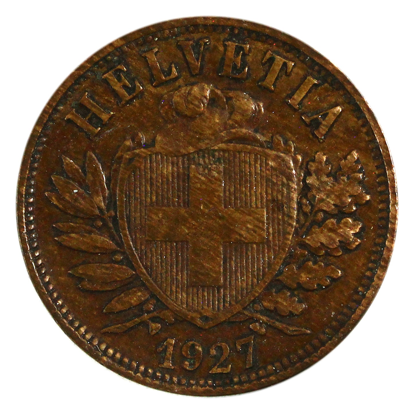 Switzerland 1927B 2 Rappen VF-EF (VF30) $