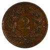 Switzerland 1927B 2 Rappen VF-EF (VF30) $