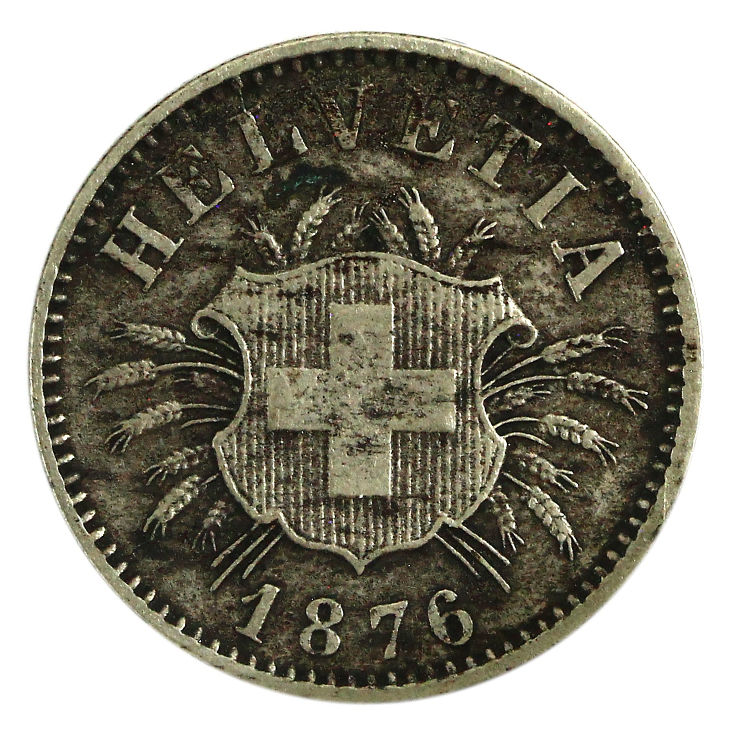 Switzerland 1876B 5 Rappen VF-EF (VF30) $