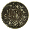Switzerland 1876B 5 Rappen VF-EF (VF30) $
