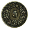 Switzerland 1877B 5 Rappen VF-EF (VF30) $