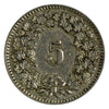 Switzerland 1889B 5 Rappen VF-EF (VF30) $