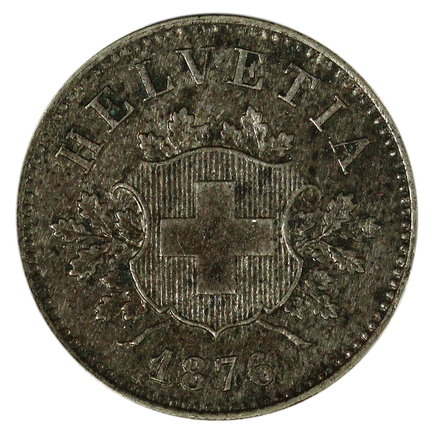 Switzerland 1876B 10 Rappen Extra Fine (EF40) $