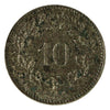 Switzerland 1876B 10 Rappen Extra Fine (EF40) $