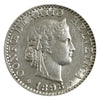 Switzerland 1898B 20 Rappen AU-UNC (AU55) $