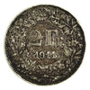 Switzerland 1911B 2 Francs Extra Fine (EF40) $