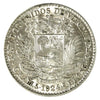 Venezuela 1924 Bolivar Almost Uncirculated (AU-50) $