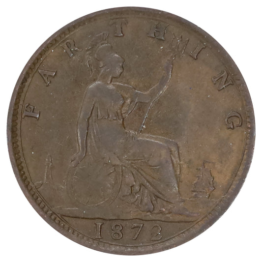 Great Britain 1872 Farthing Very Fine (VF20)