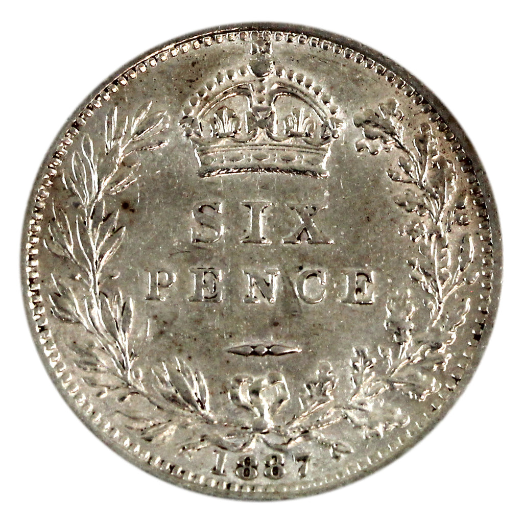 Great Britain 1887 Jubilee 6 Pence EF-AU (EF45) $