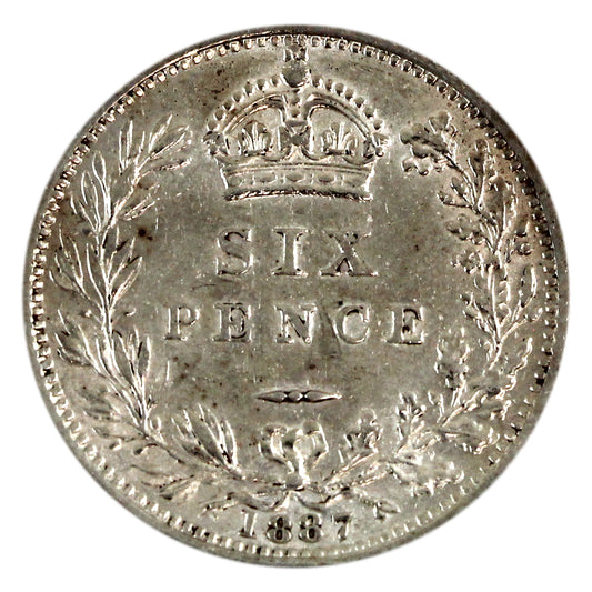 Great Britain 1887 Jubilee 6 Pence EF-AU (EF45) $