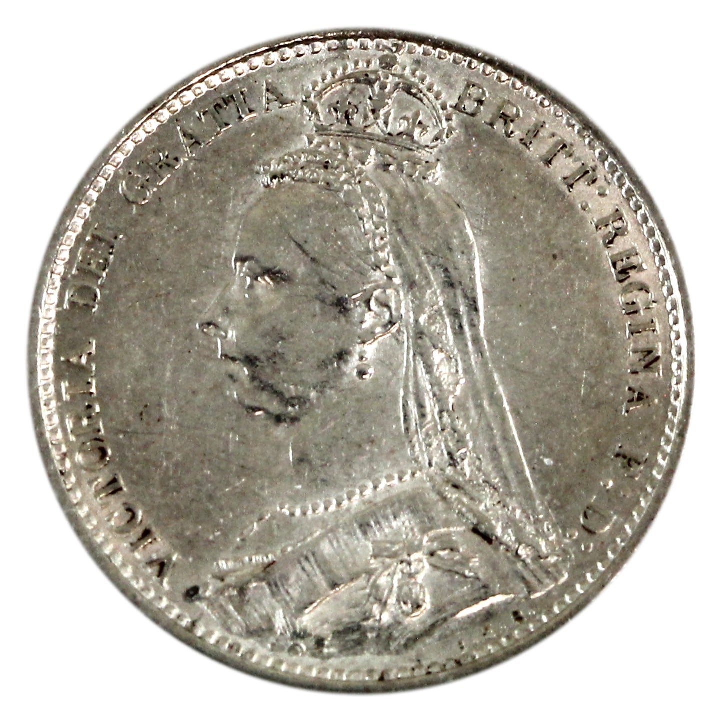 Great Britain 1887 Jubilee 6 Pence EF-AU (EF45) $
