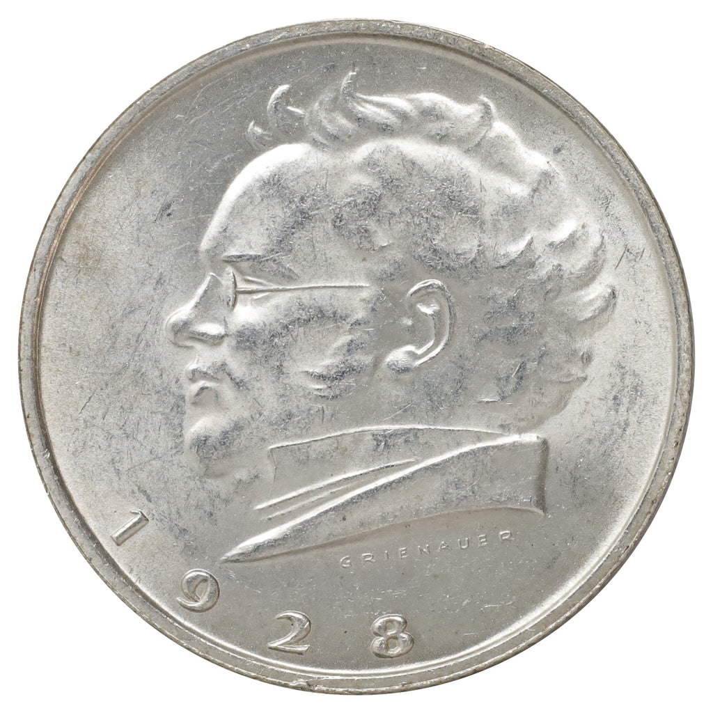Austria 1928 2 Schillings UNC+ (MS62) $