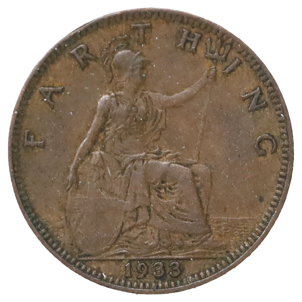 Great Britain 1933 Farthing Extra Fine (EF40)