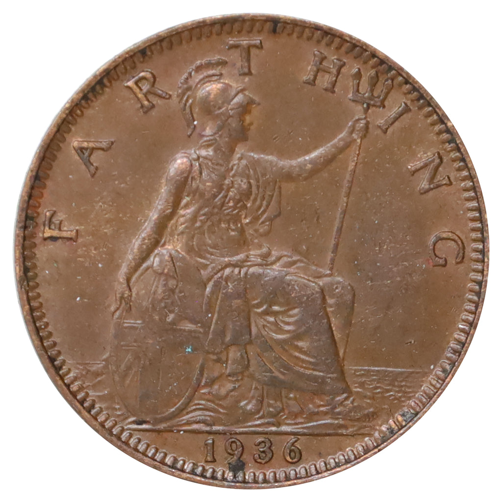 Great Britain 1936 Farthing AU-UNC (AU55)