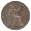Great Britain 1891 1/2 Penny Fine (F12)