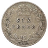 Great Britain 1903 6 Pence F-VF (F15)