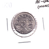 1930 Canada 5-cents AU-UNC (AU-55) Scratch, cleaned or impaired