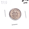 1910 Canada 10-cents EF-AU (EF-45) Scratched