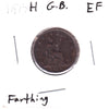 Great Britain 1875H Farthing Extra Fine (EF40)