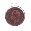 Italy 1863 10 Centesimi Extra Fine (EF-40) Scratched