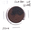 Sweden 1877 5 Ore Very Fine (VF20) Corrosion