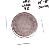 1899 Large 9's Newfoundland 20-cents VF-EF (VF-30) Nicks