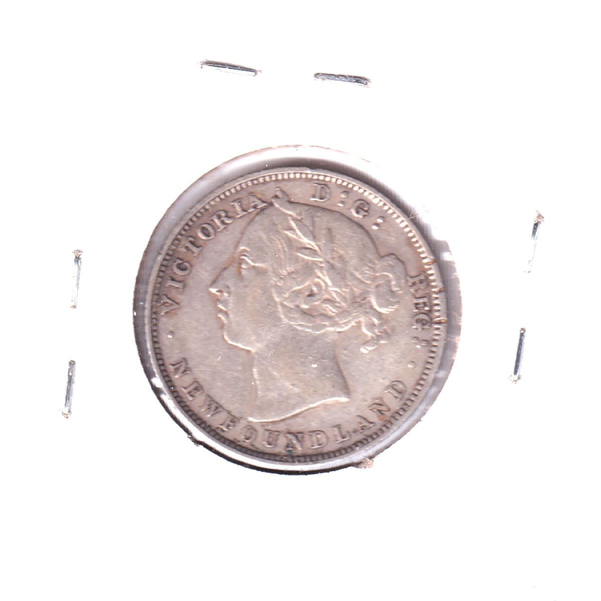 1899 Large 9's Newfoundland 20-cents VF-EF (VF-30) Nicks