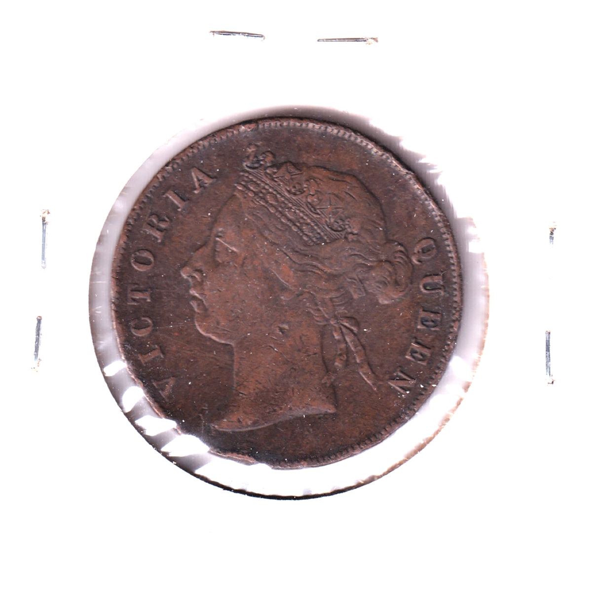 Straits Settlements 1884 Cent VF-EF (VF30) Impaired