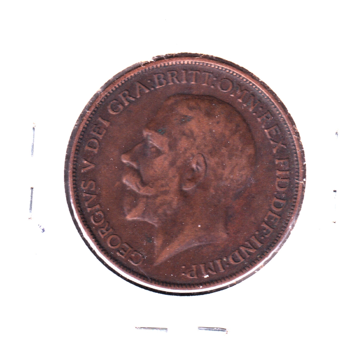 Great Britain 1912H Penny Very Fine (VF20) Corrosion