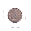 Switzerland 1901B 20 Rappen Almost Uncirculated (AU50)