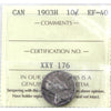 1903H Canada 10-cents ICCS Certified EF-40