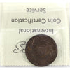 1936 Newfoundland 1-cent ICCS Certified MS60 Brown