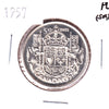 1957 Canada 50-cents Proof Like Scratched, Cleaned, or Impaired