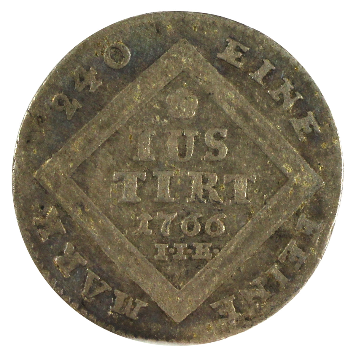 German States 1766 Nassau-Dietz Wilhelm V 5 Kreuzer Very Fine (VF20)