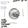 Russia 1672-1725 Wire Money, Peter the Great Kopek VF-EF (VF30)