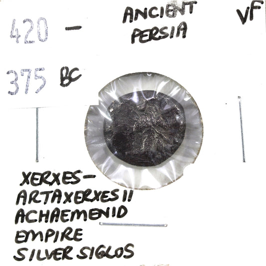 Ancient Persia 420-375BC Archaemenid Empire Silver Siglos Very Fine (VF-20)