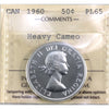 1960 Canada 50-cents ICCS Certified PL65 Heavy Cameo