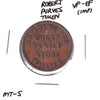 MT-5 Robert Purves Cheap Family Store Token (c. 1855-1870) VF-EF (VF30) Impaired