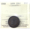 Guernsey 1858 2 Doubles ICCS Certified F12
