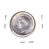 1943 Canada 25-cents Brilliant Uncirculated (MS63) Scratched